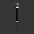 Professional Durable Handheld Dynamic Microphone with Mesh Grille Metal Body for Live Performances
