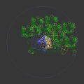 Aerial Planning of Traditional Houses With Lotus Pond Lush Trees And Cherry Blossoms