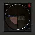 Sony Portable CD Player With Digital Display And Control Panel 3d model