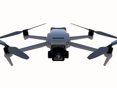 Professional Quadcopter Drone With High Resolution Camera And Stabilized Propellers 3d model