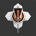 laser tower turret turntable sci-fi tower defense game tower defense sci-fi turret game turret game turret 3d model