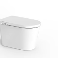 White Modern One Piece Toilet With Sleek Design And Clean Lines