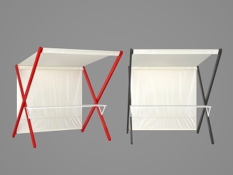 Tent Booth Awning Canopy Booth Night Market Booth Market Booth Canopy Booth Cloth 3d model