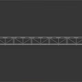 Long Gray Metal Construction Support Beam With Textured Surface Industrial Frame Design
