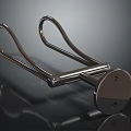 Polished Stainless Steel Double Towel Hook With Round Base And Shiny Finish