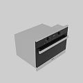 Modern Miele Oven With Digital Display Control Panel And Black Glass Door