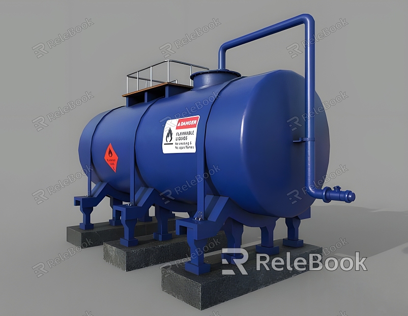 Industrial Savings Tank Industrial Equipment Facilities Equipment Storage Tank Tank Gas Tank Factory model