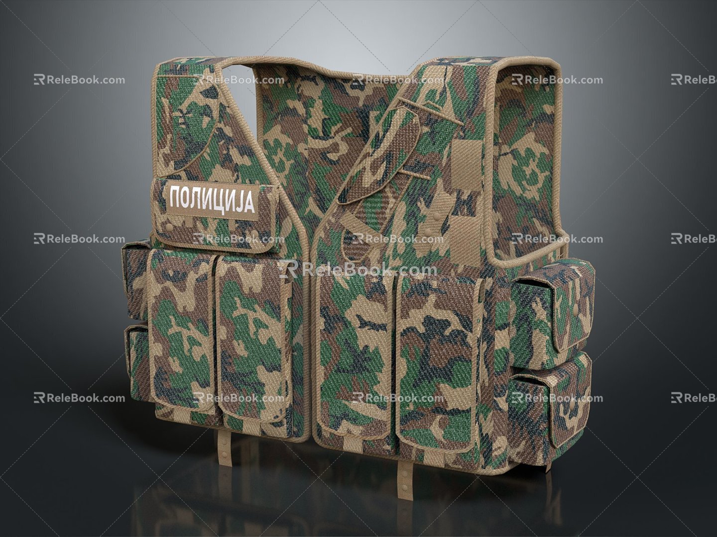 Modern Military Backpack Tactical Backpack Tactical Vest Vest Tactical Vest 3d model