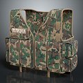 Modern Military Backpack Tactical Backpack Tactical Vest Vest Tactical Vest 3d model