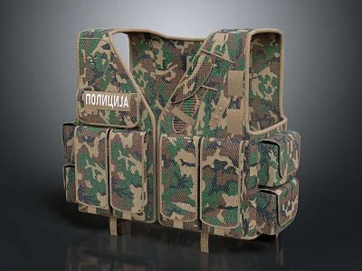 Modern Military Backpack Tactical Backpack Tactical Vest Tactical Vest 3d model