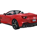 Red Convertible Sports Car With Open Top Sleek Exterior Design And Black Wheels
