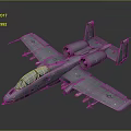 Aerospace Military Jet With Twin Engines Weapon Mounts And Shark Mouth Design