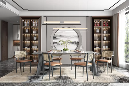 New Chinese Restaurant 3d model