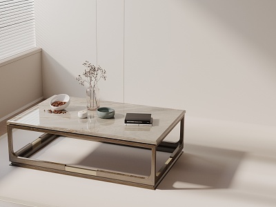 Modern coffee table model