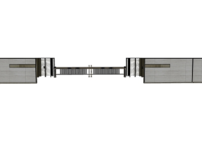 Community anti-trailing gate SU model model