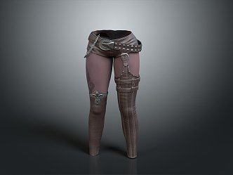 Trousers Men's Pants Women's Pants Clothes Realistic 3d model