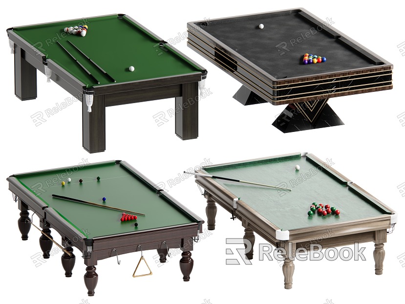 Billiard table billiards model