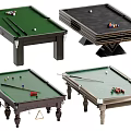 Billiard table billiards 3d model