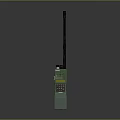 Green Wireless Doorbell Intercom Device With Long Antenna And Yellow Screen