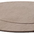 Beige Square Carpet With Soft Texture Simple Design For Indoor Use 3d model