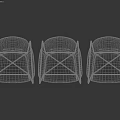 Modern Upholstered Dining Chair With Armrest And Black Metal Legs And Multiple Color Options