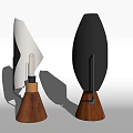 Modern table lamp 3d model