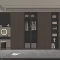 Modern Built in Wardrobe Design With Sliding Doors Hanging Rails Drawers and Storage Shelves
