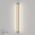 Elegant Modern Wall Lamp With Gold Frame And Decorative Strip Interior Lighting