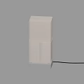 Modern Stacked Cube Table Lamp with White Shade and Soft Illumination for Home Office