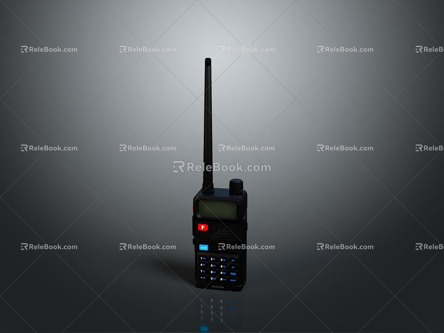 Walkie-talkie military walkie-talkie military radio military wireless telephone wireless telephone military communication equipment 3d model