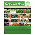Modern Retail Display Shelves With Fresh Produce And Packaged Food Items
