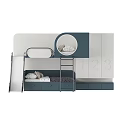 Modern Kids Bunk Bed With Slide Ladder Mattress And Storage Design