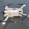 Unmanned Aerial Vehicle Dajiang Unmanned Reconnaissance Aircraft Logistics Distribution Aerial Photography Unmanned Aerial Vehicle Intelligent Technology Low Face Number Low Model Simple Model Game Film and Television Level Super Realism 3d model