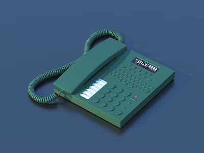 Telephone Office Telephone 3d model