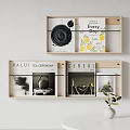Bookshelf Books 3d model