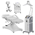 Professional Medical Devices Including Treatment Bed Facial Jet Peel Machine Mobile Trolley And Lamp