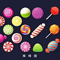 Cute Colorful Lollipop Pendant Sweet Decorative for Kids Room Party Home Decor