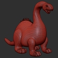 Modern Toy Patrick Children's Toy Dinosaur Doll 3d model