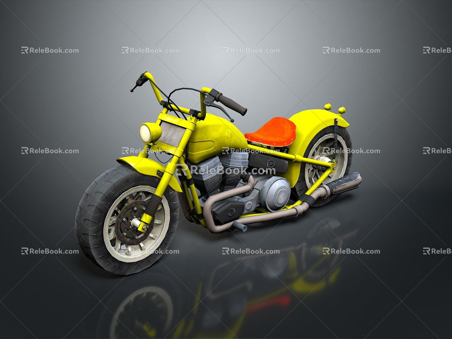 Harley Antique Harley Classical Harley Vintage Harley-Davidson Motorcycle Two-wheeled Motorcycle 3d model