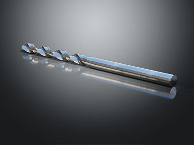 High Quality Spiral Metal Drill Bit Hardware Tool for Industrial Drilling Work 3d model