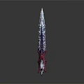 Colorful Crane Decorative Ornament With Red Blue And White Feather Design