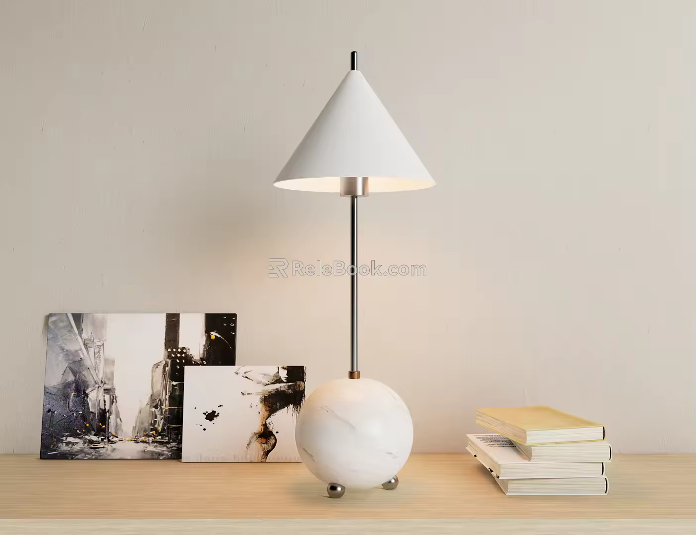 Modern table lamp 3d model
