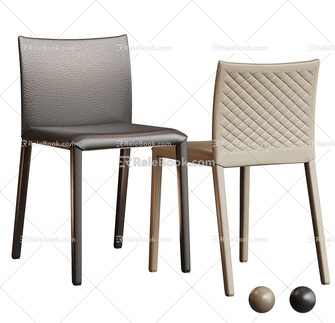 pertica Dining Chair 3d model