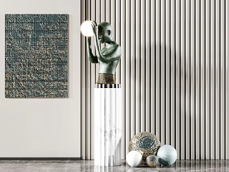 Modern Sculpture 3d model