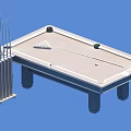 High Quality Billiard Table With Cue Sticks And Balls For Sports Equipment