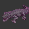 Modern Crocodile Alligator Nile Crocodile carnivore 3d model