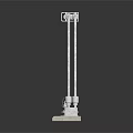 Silver Adjustable Mechanical Arm Equipment With Square Base And Small Component