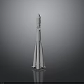 Space Rocket Model Design For Astronomy And Space Exploration Missions
