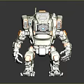 Modern Robot Mech Warrior Mech Soldier Machine Battlearm Mechanical Battlearm 3d model
