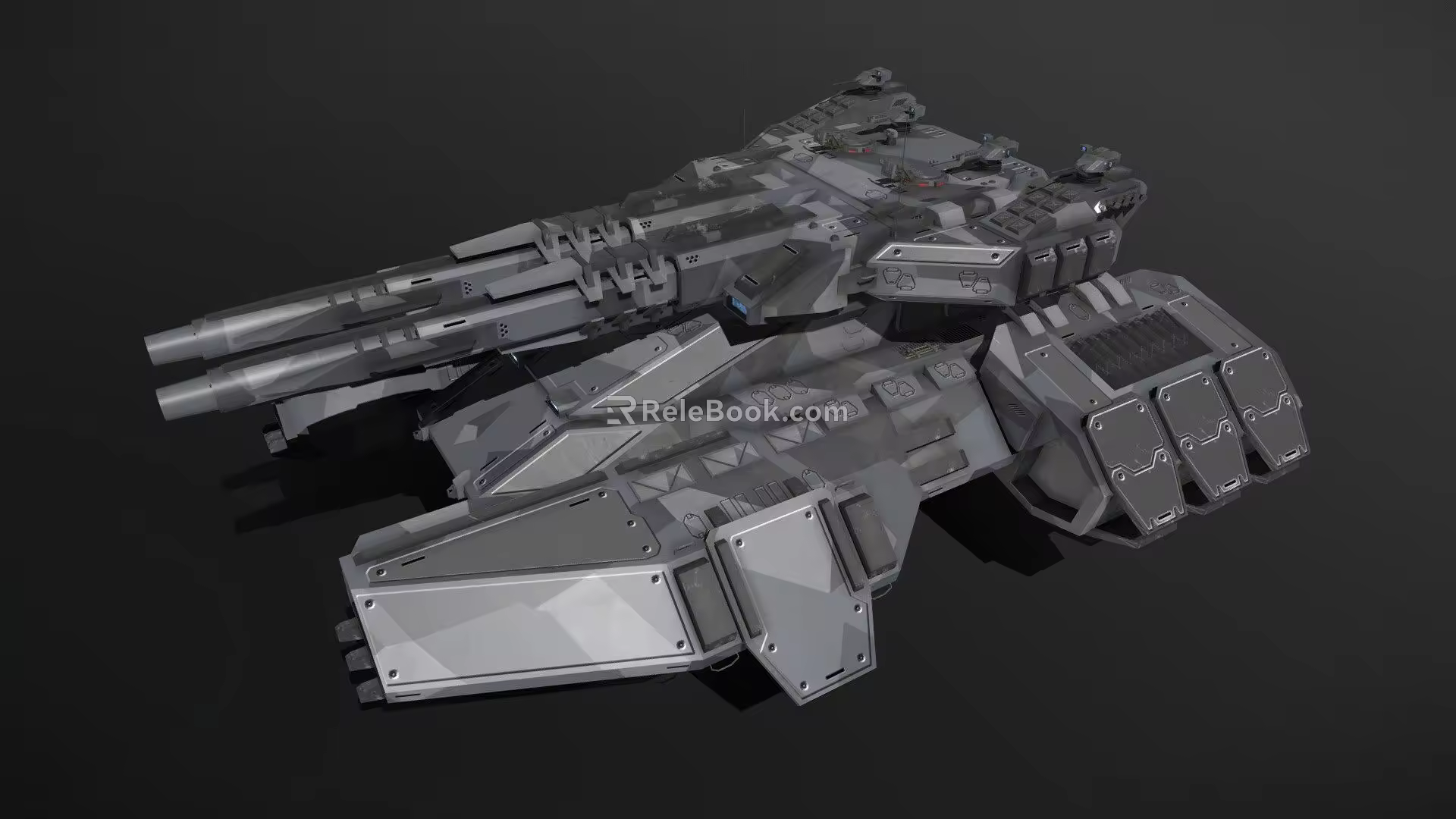 Sci-Fi Puppet Assault Anti-Gravity Tank 3d model